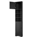 Multi Functional Corner Cabinet With Adjustable Shelves And 2 Doors Hearth and Haven