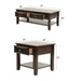 Table Set With Drawers And Open Shelf Storage Home Essentials