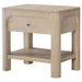 Flores - 1 Drawer Nightstand With Dual USB Ports - Mango Color Furniture Max
