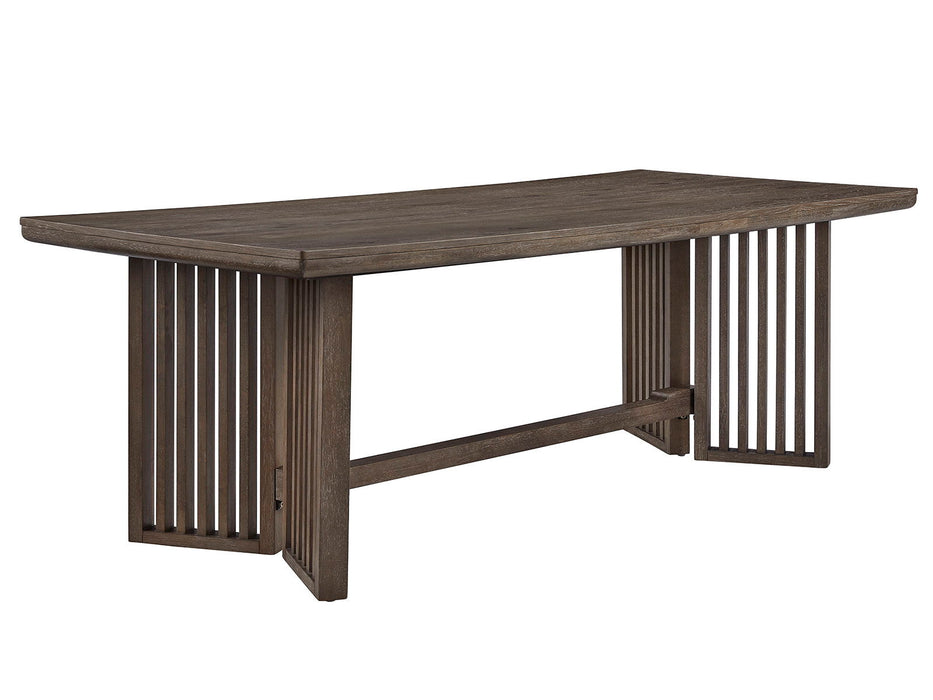 Kavanaugh - Trestle Dining Table - Weathered Kona Brown Magnussen Furniture