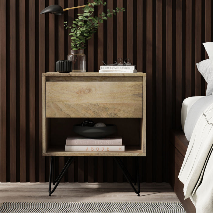 Hunter - Nightstand - Natural Simpli-Home