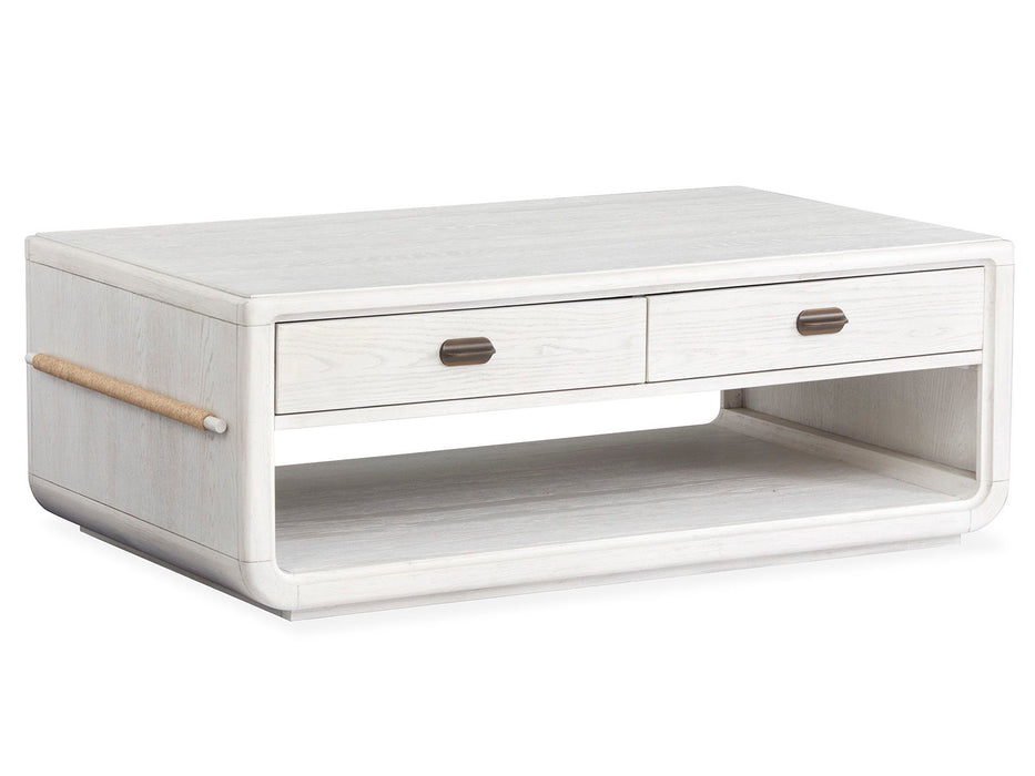 Sunset Cove - Rectangular Cocktail Table With Casters Magnussen Furniture