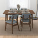 Carlos - Dining Table And 4 Side Chairs - Oak / Dark Gray Ashcroft Furniture