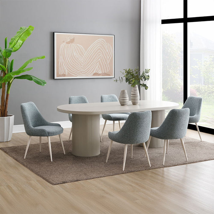 Laela - Dining Table - Bone White ACME