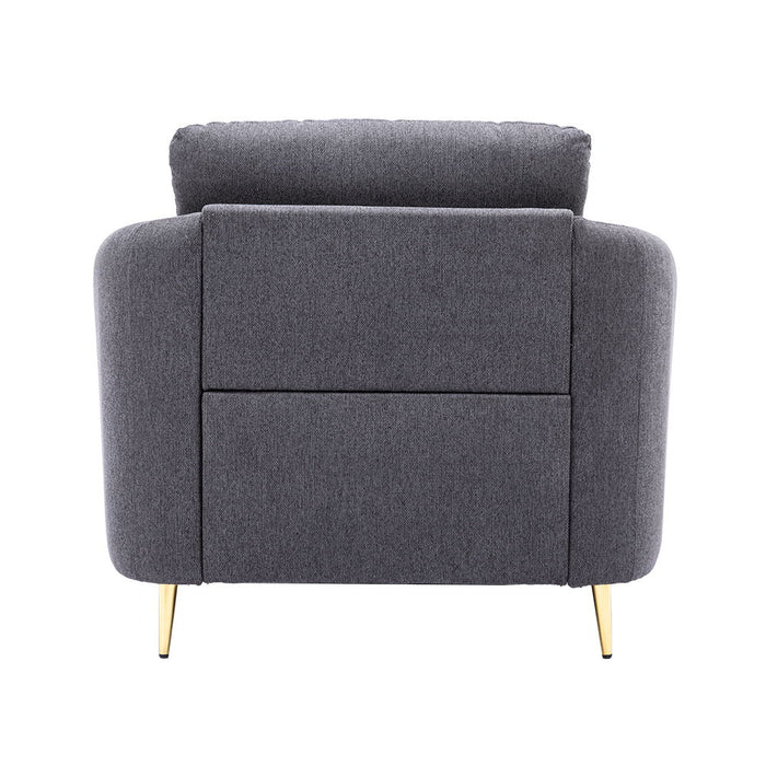 Yuina - Chair - Gray Linen ACME