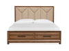 Callisto - Upholstered Panel Storage Bed Magnussen Furniture