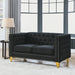 Modern Sofa With Button Tufting, Upholstered Couch For Living Room Home Essentials
