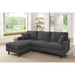 Upholstered Sectional With Toss Pillows Home Essentials