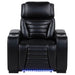 Isadora - Power Recliner With Dual Power Adjustments - Black Furniture Max