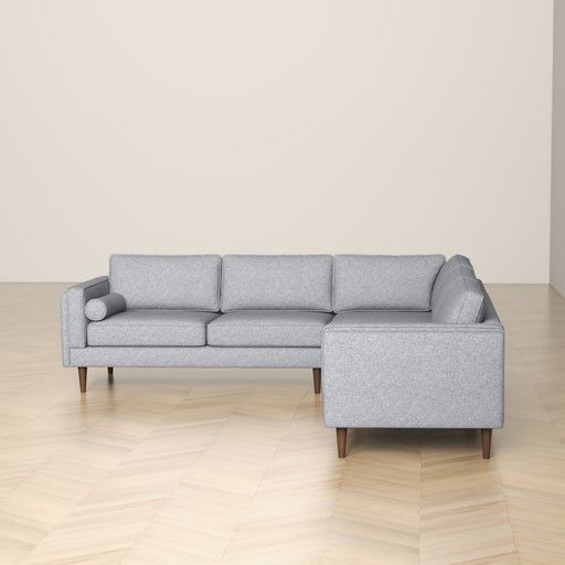 Amber - Corner Sectional Sofa - Light Gray Ashcroft Furniture