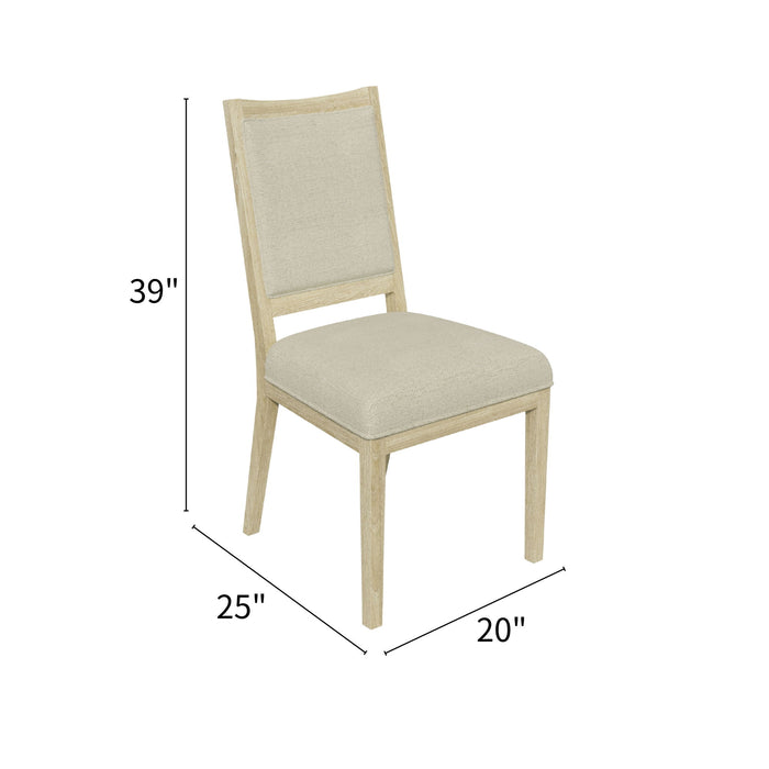 Adeline - Side Chair - Natural Wood Wash Home Essentials
