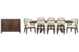 Jubilee - Extendable Trestle Dining Table Set Magnussen Furniture