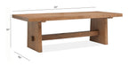 Lindon - Trestle Dining Table - Light Brown Magnussen Furniture