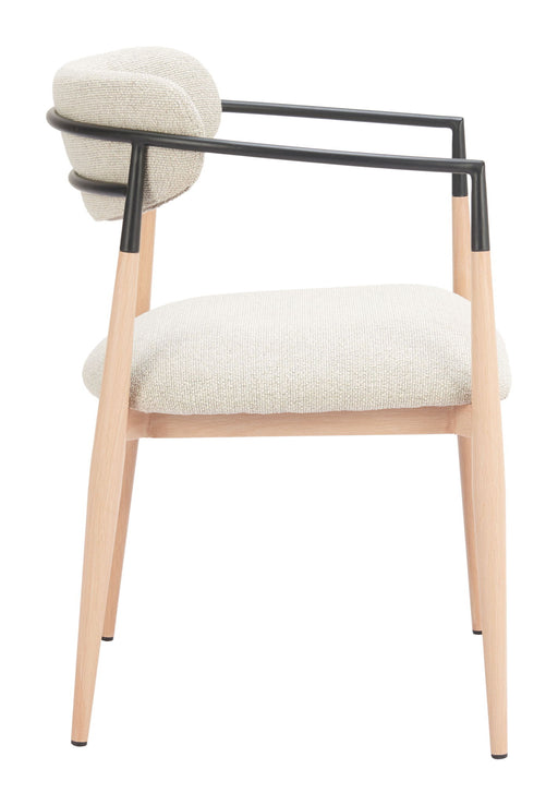Equinox - Dining Chair - Oyster Gray / Natural Zuo Modern