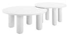 Ola - Outdoor Coffee Table Set - White Zuo Modern