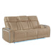Electra - 3 Piece Power Reclining Sofa, Loveseat And Recliner Set With Power Headrests, Massage And LED Lighting Matrix Furniture Group