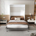 Queen Murphy Bed, Foldable Wall Bed, Space Saving Design For Bedrooms - White Home Essentials