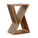 Accent Table Geometric Design - Natural Furniture Max