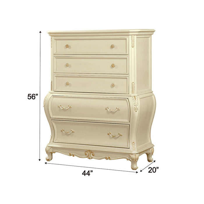 Chantelle - Chest - Pearl White Finish ACME