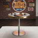 Elegant Modern Round Bistro Table Home Essentials