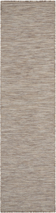 8' Power Loom Runner Rug - Beige