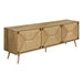 TV Stand, Storage Cabinet Console With Adjustable Shelf And Cable Management - Walnut 8th Street