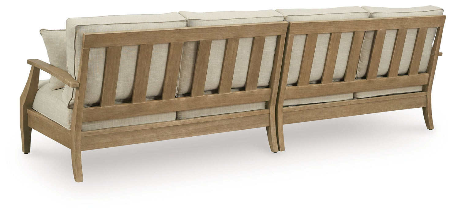 Clare View - RAF/LAF Loveseat With Cush (Set of 2) - Beige