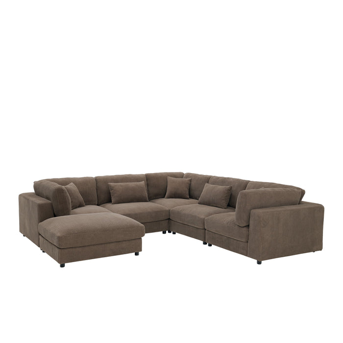Upholstered Modular Sectional & Custom Configuration Home Essentials