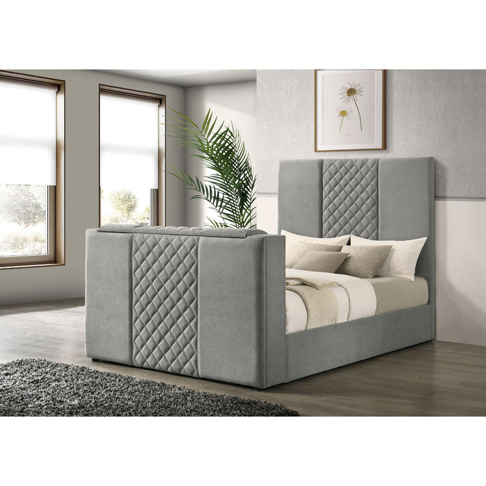 Yates - Panel TV Bed With Motorized Lift Furniture Max