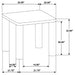 Bryant - Table With Cylindrical Legs Furniture Max