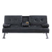 Adjustable Sofa With Fold Down Table And Cup Holders Home Essentials