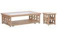 Coventry - Rectangular Shelf Cocktail Table Set Magnussen Furniture