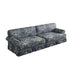 Luxuriously Comfortable Cloud Couch Sofa With Elegant Rolled Arms & Pleated Skirt Design Home Essentials