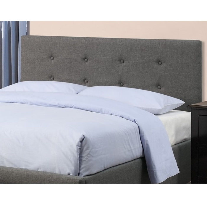 Bed With Tufted Headboard And Storage Drawer Home Essentials