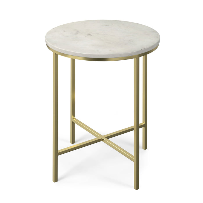 Tara - Side Table - Gold Simpli-Home