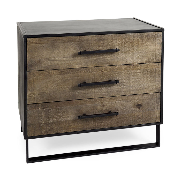 Accent Cabinet With Three Drawers - Black