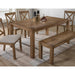 Dining Set With Table, Bench And 4 Chairs - Oak Home Essentials