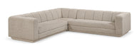 Modari - Sectional - Beige Meridian Furniture