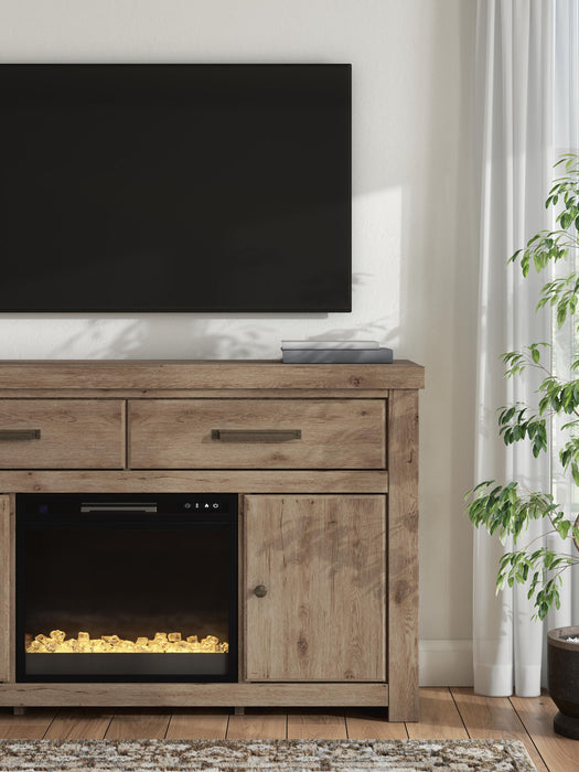 Garistyn - TV Stand With Fireplace Option Signature Design by Ashley®