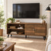 Amidon - TV Stand, With 2 Storage Shelves And 1 Cabinet US Pride