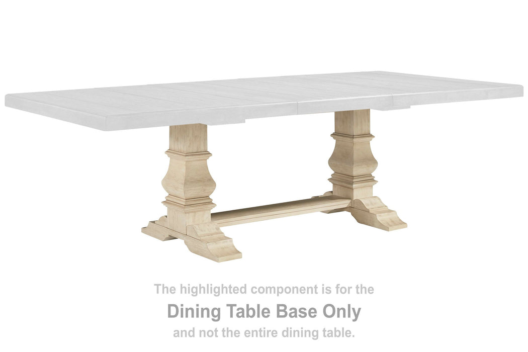 Bolanburg - Dining Room Table Base - Brown / Beige Signature Design by Ashley®