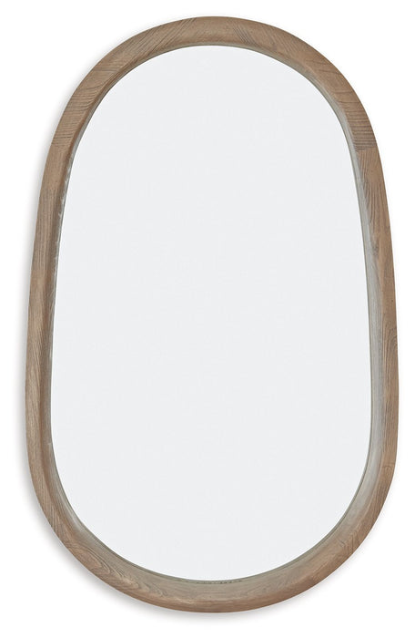 Aarilynn - Accent Mirror - Antique Brown Signature Design by Ashley®