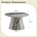 Circular Coffee Table With Adjustable Feet Home Essentials