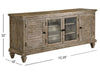 Calistoga - Rustic Entertainment Console - Dovetail Gray Magnussen Furniture