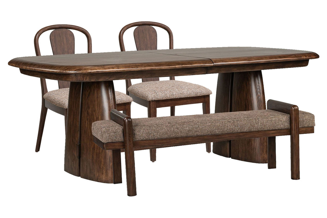 Belville - Extendable Trestle Dining Table Set Magnussen Furniture