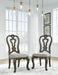 Maylee - Dining Upholstered Side Chair (Set of 2) - Dark Brown Signature Design by Ashley®