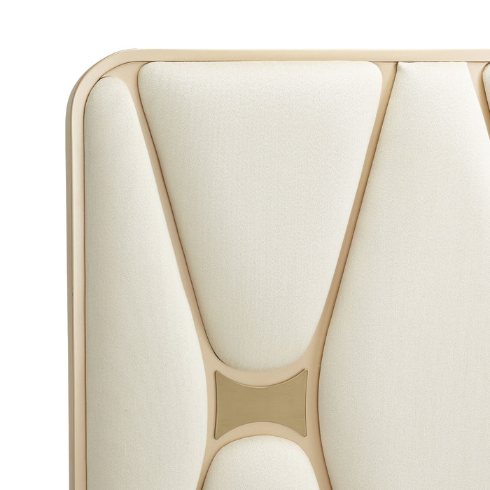 La Rachelle - Upholstered Panel Bed Michael Amini