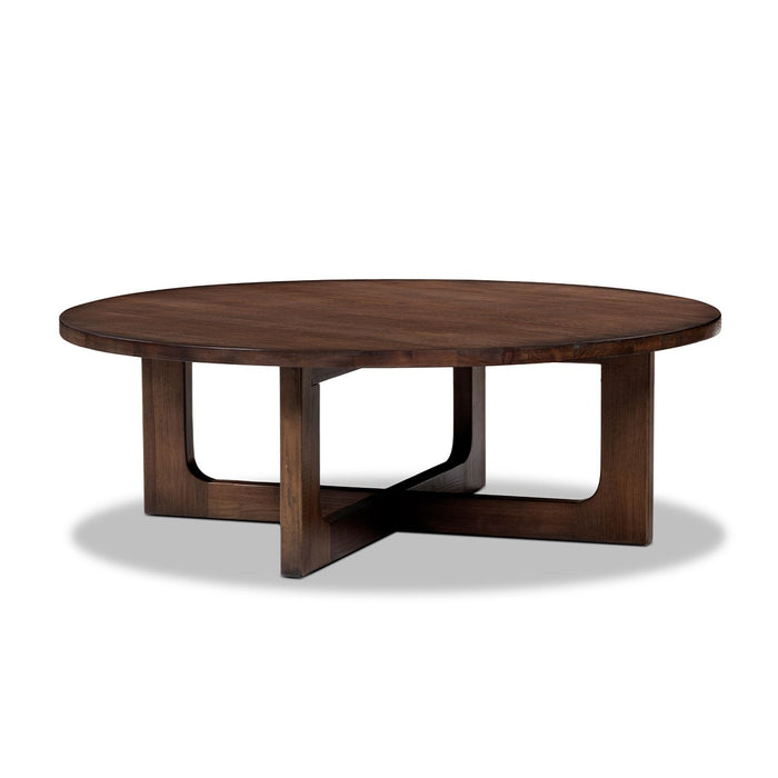 Pino - Round Coffee Table - Brown Jennifer Taylor Home