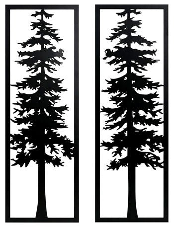 Bondwell - Indoor/Outdoor Wall Decor Set (Set of 2) - Black Signature Design by Ashley®