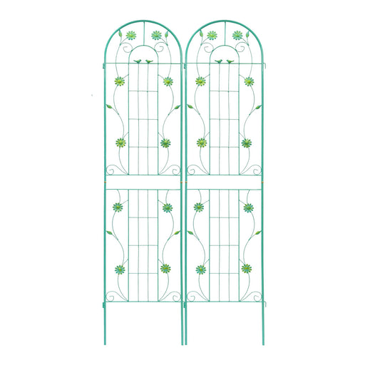 Metal Garden Trellis Rustproof Trellis For Climbing Plant Outdoor Flower Support Daily Nest